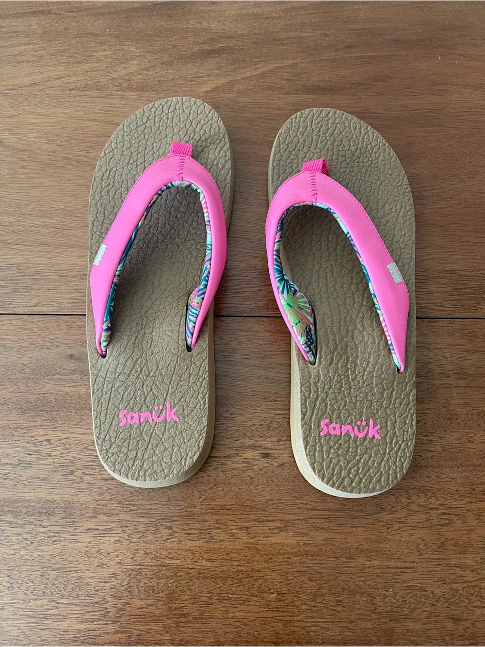 Sanuk Yoga Mat Flip Flop Sandals NWOT - Picture 4 of 9